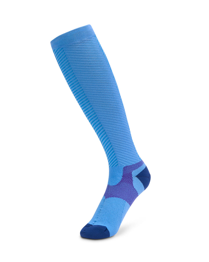 Knee Length Waterproof Compression Socks | Blue