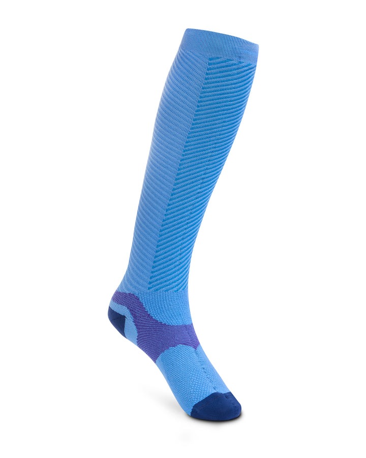 Knee Length Waterproof Compression Socks | Blue